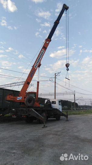 Аренда и услуги автокрана, 20 т, 21 м, с гуськом 7.5 м