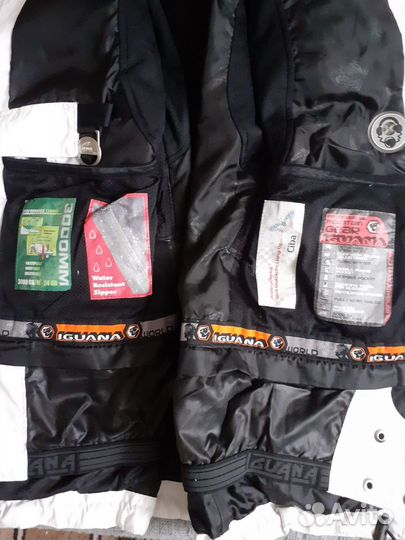 Горнолыжная куртка, брюки, шарф, шапка