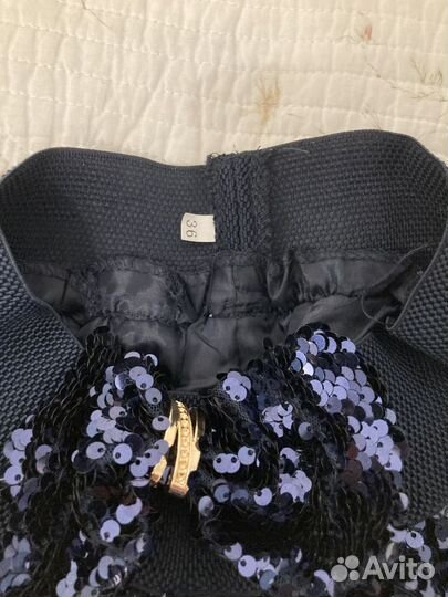 Юбка с пайетками