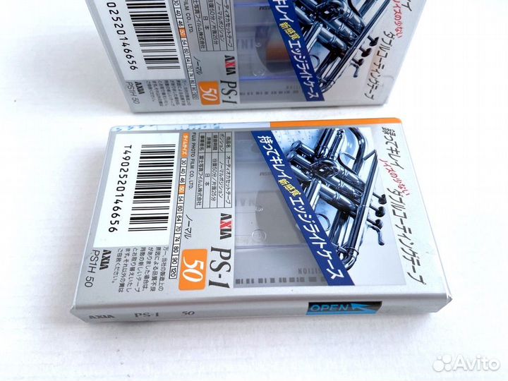 Аудиокассета кассета Axia (Fuji) PS-1 50 - 1996 г