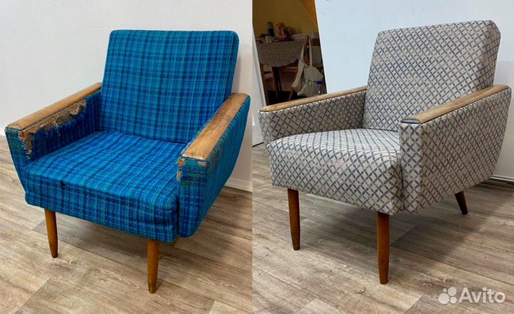 Перетяжка обивка мебели