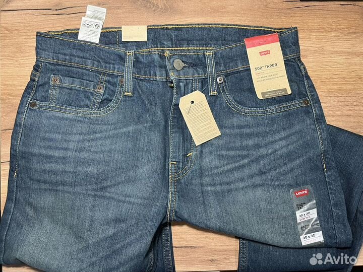 Джинсы Levis 502 новые 30/32