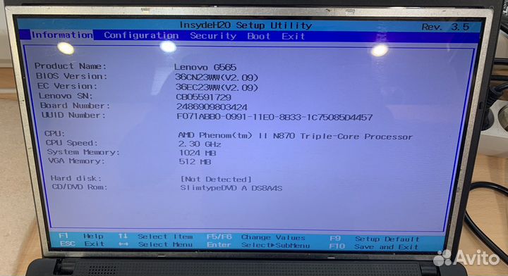 Матрица для ноутбука 40pin