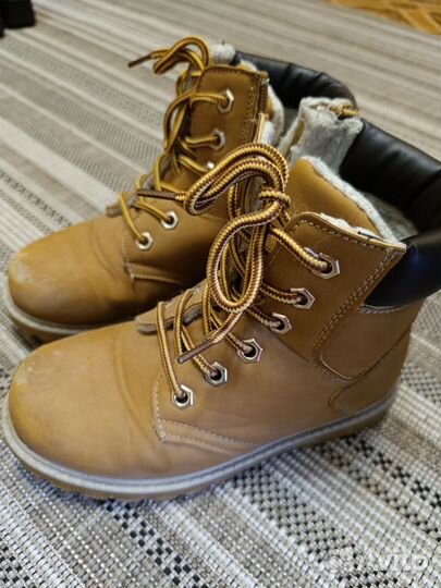 Ботинки зимние на мальчика 34 размер