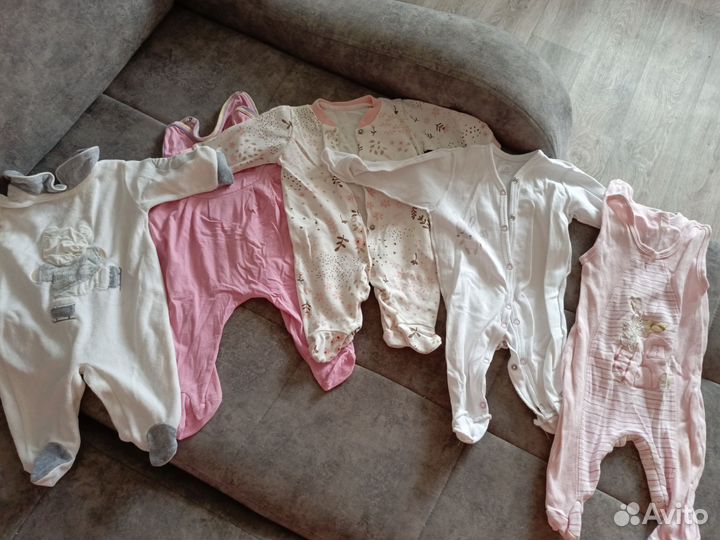 Детские вещи пакетом на девочку 56-62