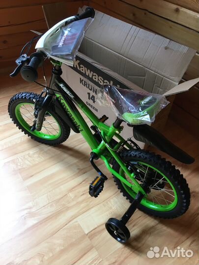 Новый велосипед 14 дюймов Кавасаки KBX krunch