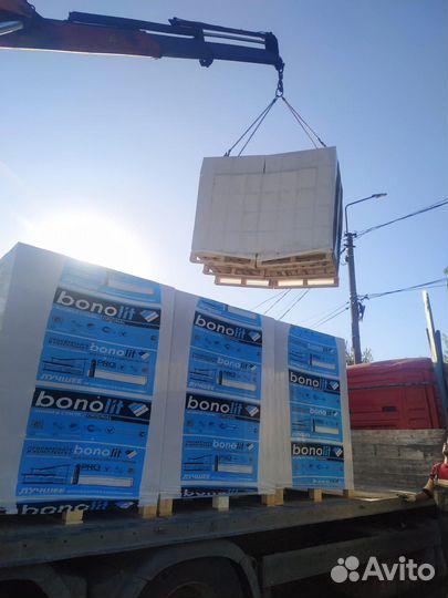 Газобетонные блоки с завода Бонолит