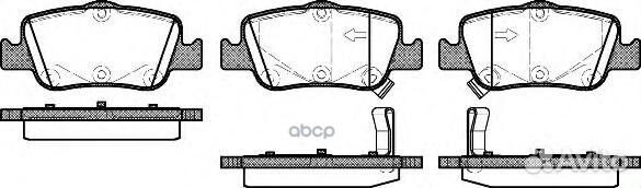 1356 02 0446602180 колодки дисковые з Toyota