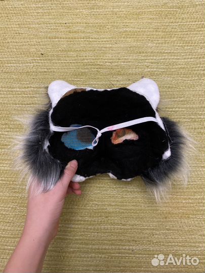 Маска для квадробики кот/снежный барс