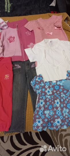 Вещи пакетом д/девочки р.92-98