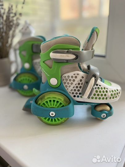 Роликовые коньки детские раздвижные