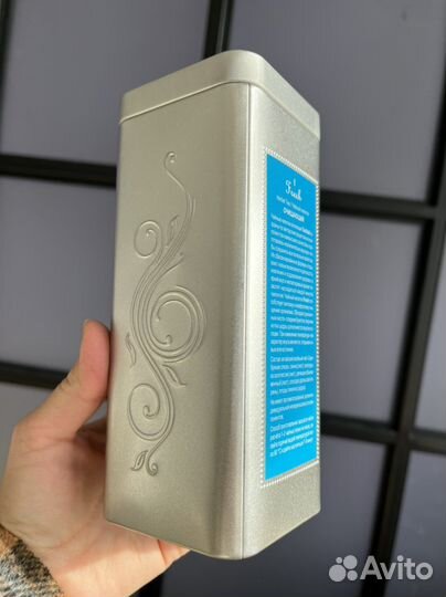 Жестяная банка от чая для сыпучих