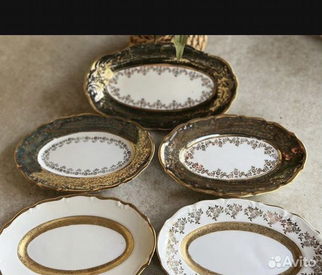 Салатники и лодочки чешские