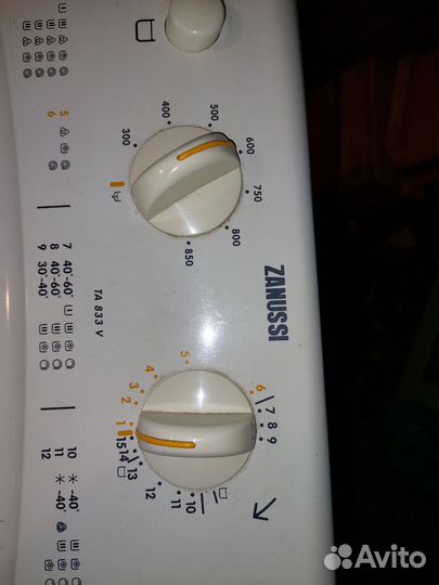 Стиральная машина бу zanussi TA 833 V