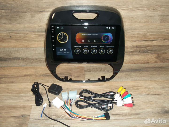 Магнитола Renault Kapture Android GPS WiFi