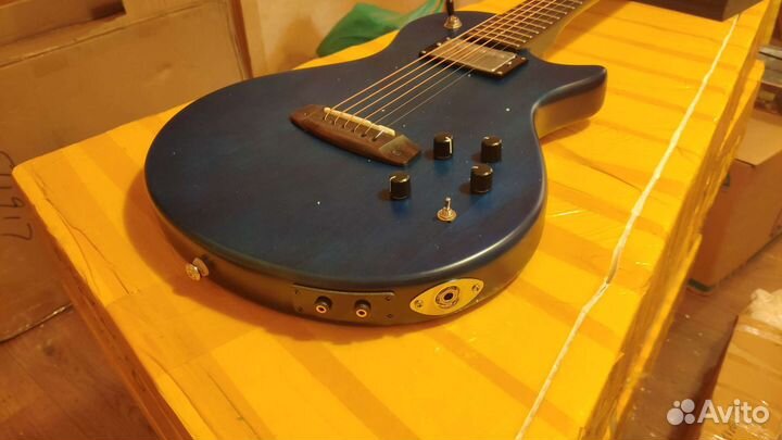 Электроакустическая сайлент-гитара с пьезой