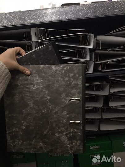 Канцелярские папки-регистраторы