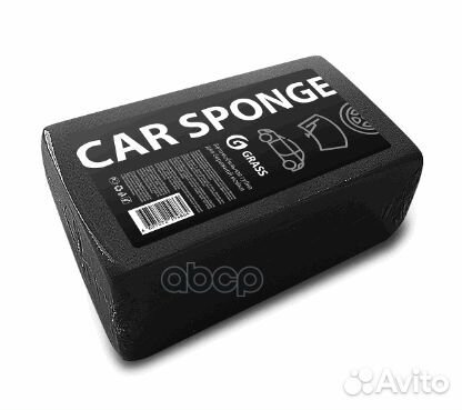 Губка прямоугольная черная 190х110х55мм IT0581