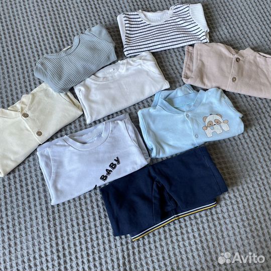В доставке. Костюм, боди. Вещи пакетом 0-6 мес