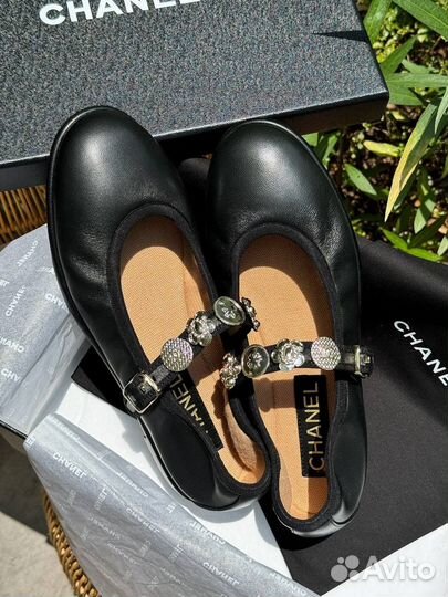 Балетки Chanel 2024 35-40 мэри джейн