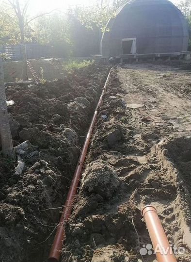 Установка канализации септик под ключ