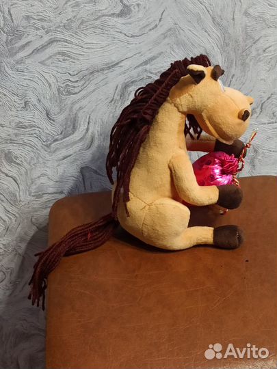 Мягкая игрушка Конь с мешком