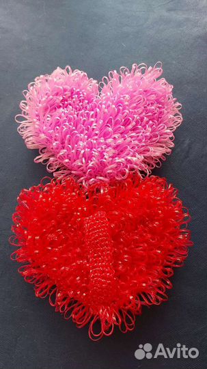 Мочалка сердце