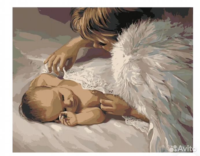 Картина по номерам Ангел хранитель 40х50