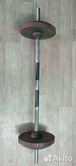 Скамья для жима лежа со штангой