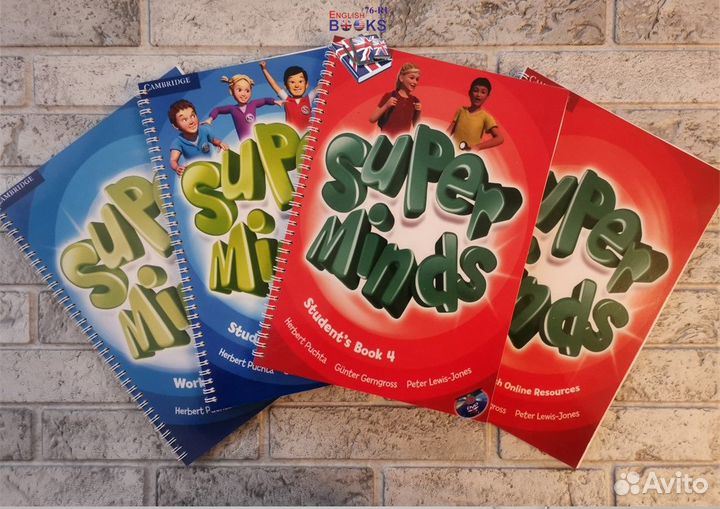 Super Minds 1,2,3,4,5,6, St Новый комплект