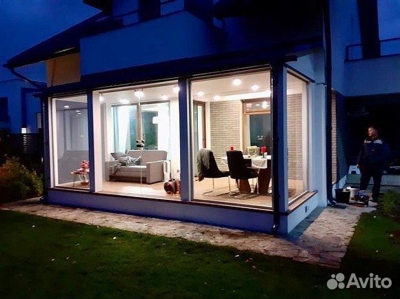 Остекление холодное для террас, веранд, беседок