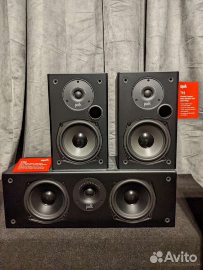 Комплект акустики Polk Audio T50 + T15 + T30