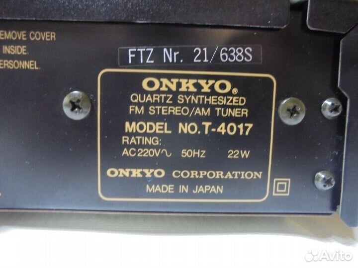 Onkyo T 4017