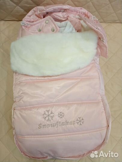 Конверт на выписку зимний для девочки