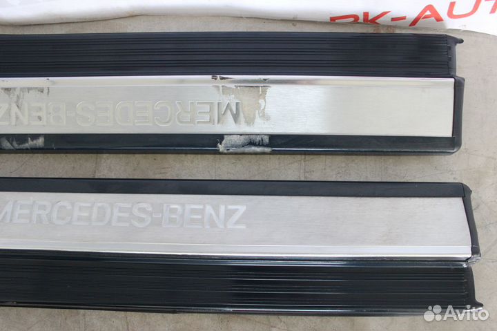 Порожки салонные Mercedes S-Class W140 Коротыш