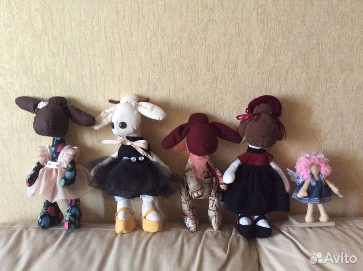 Игрушка тильда овечки