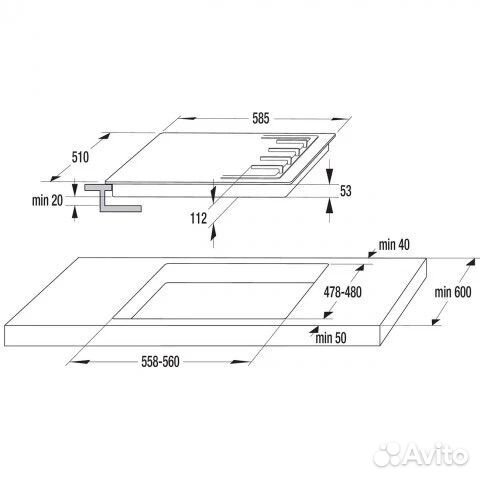 Встраиваемая газовая панель Gorenje GT641EXB