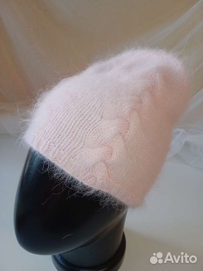 Шапочки бини на весну. Пух норки