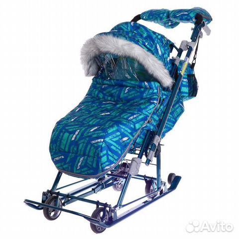 Санки коляска nika 7 8 s