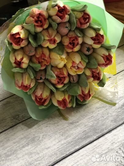 Зефирные тюльпаны