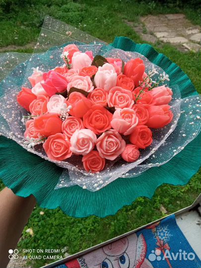 Букет из мыла