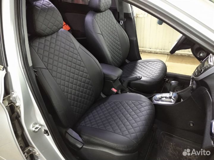 Новые чехлы Автопилот на Hyundai Solaris / Солярис