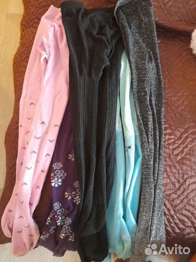 Вещи пакетом на девочку примерно на 110-118