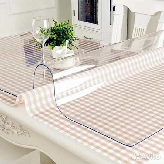 Гибкое мягкое стекло на стол силиконовая скатерть