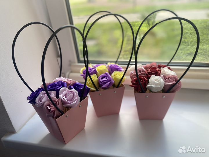 Сумочка с мыльными розами