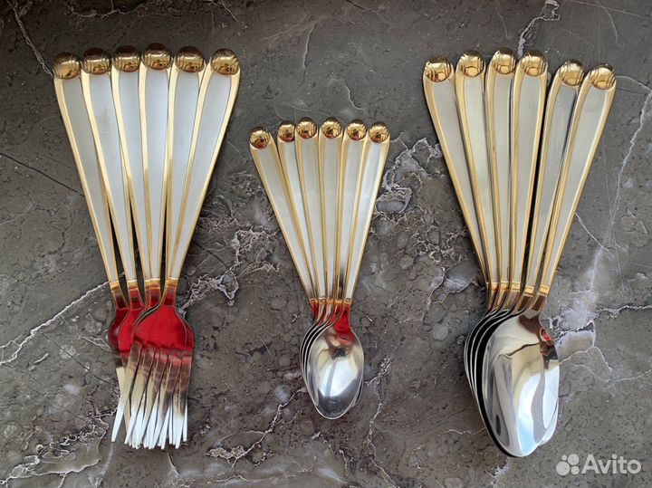 Набор вилок и ложек на 6 персон