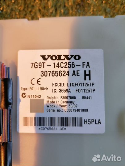 Блок комфорта 30765624 Volvo V70 S80 V50 AS98 BW B