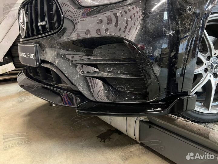 Сплиттер Mercedes E class W213 рестайлинг