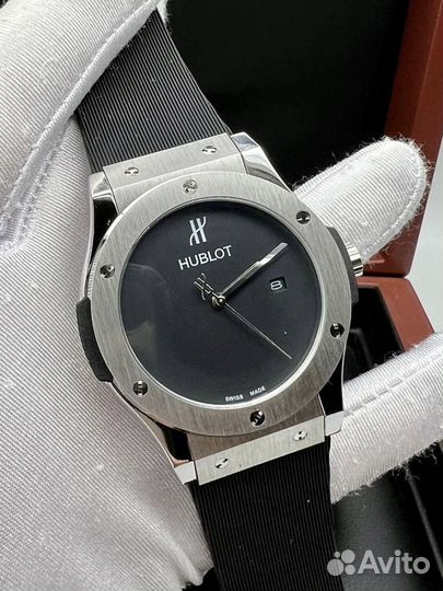 Наручные часы механические Hublot стальной мужские