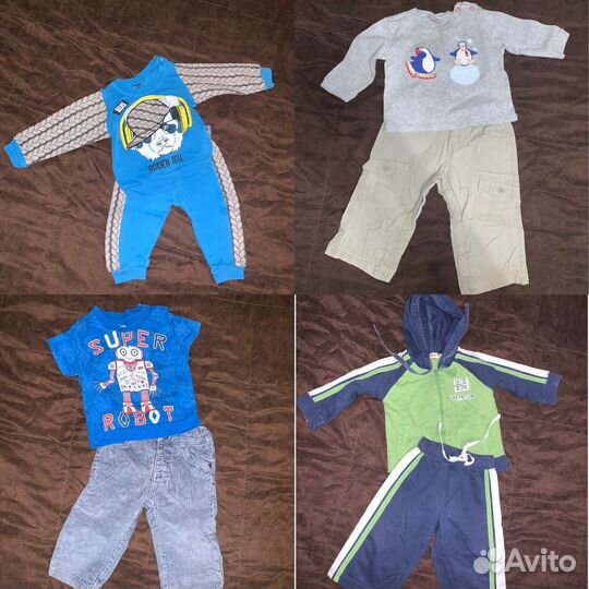 Вещи пакетом на мальчика от 3 мес до 1,5 лет